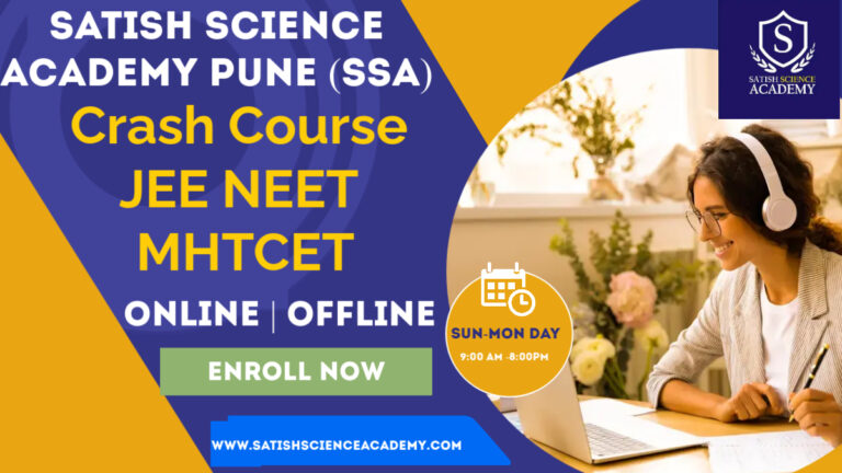 Crash Course JEE NEET MHTCET