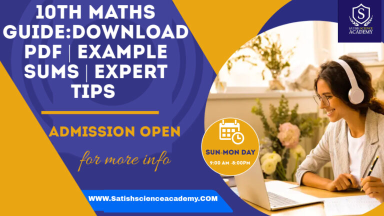 10th Maths Guide: Download PDF, Example Sums, and Expert Tips for Success”