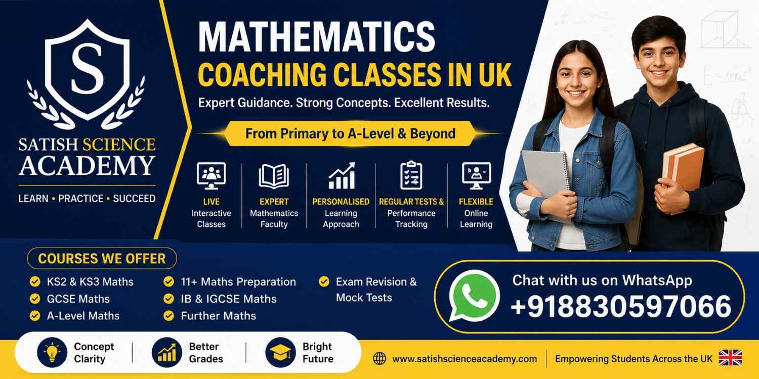 No.1 Mathematics Coaching Classes in UK: Topper Choice