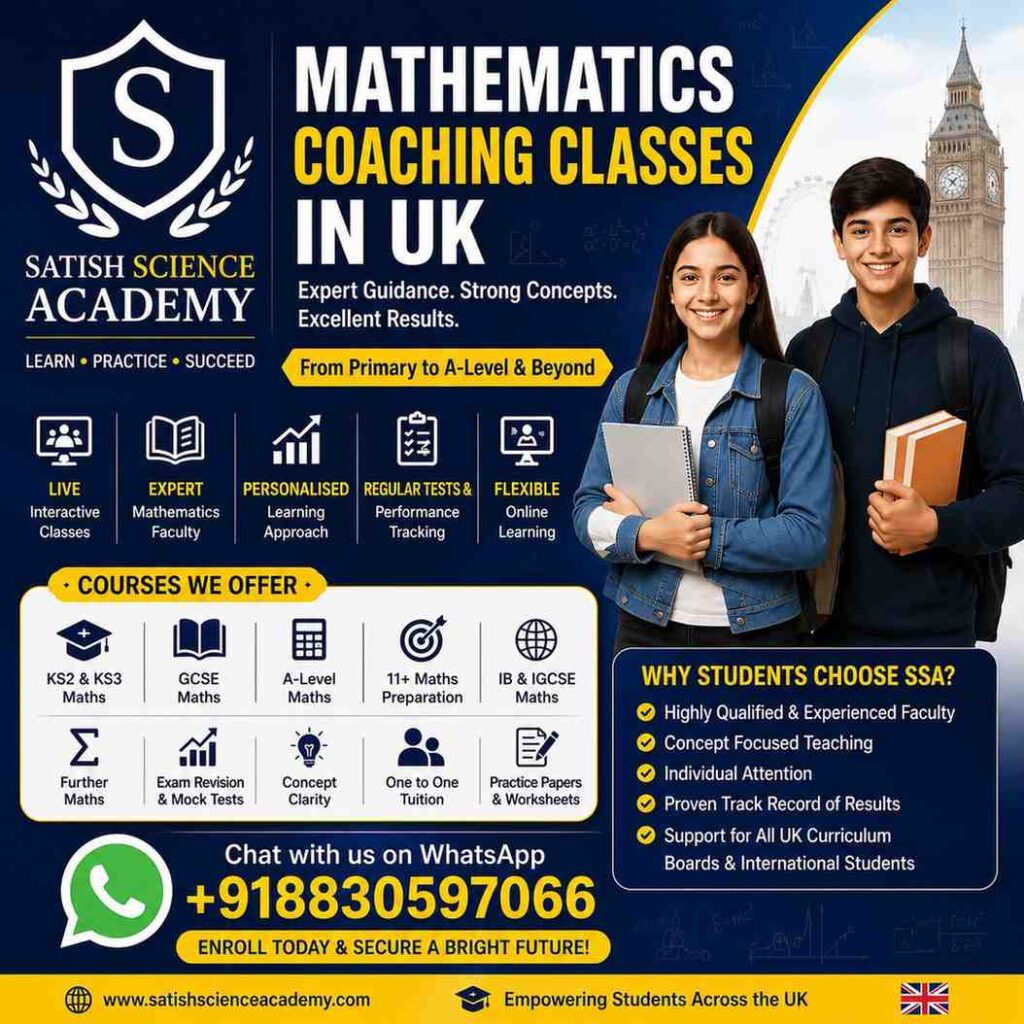 Mathematics Coaching Classes in UK
