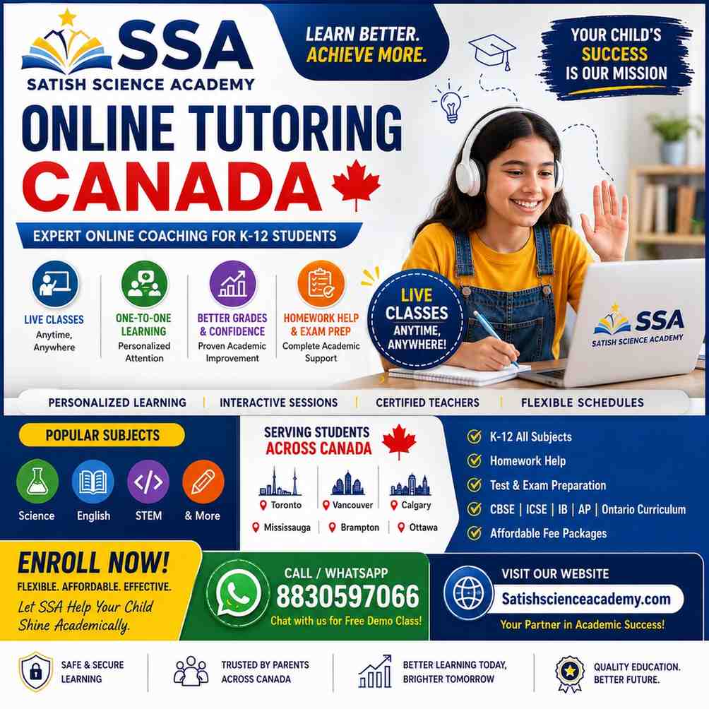 Online Tutoring Canada