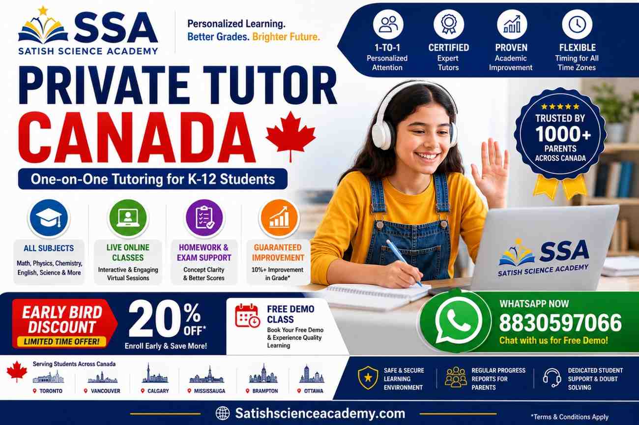 No.1 Private Tutor Canada 2026: Best One-on-One Online Tutoring