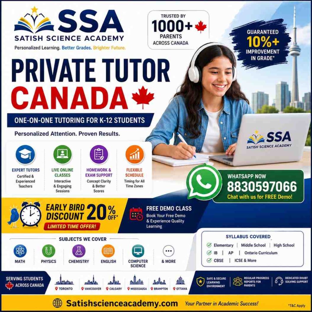 private tutor Canada