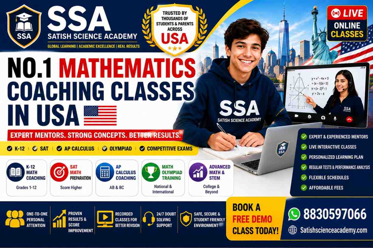 No.1 Mathematics Coaching Classes in USA: Topper Choice