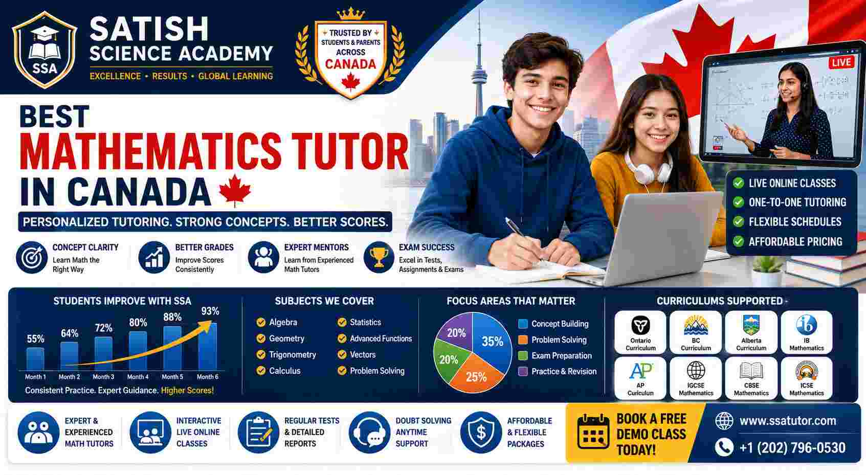 Best Mathematics Tutor in Canada in 2026