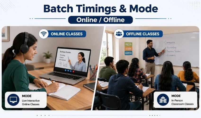 Online and offline commerce classes